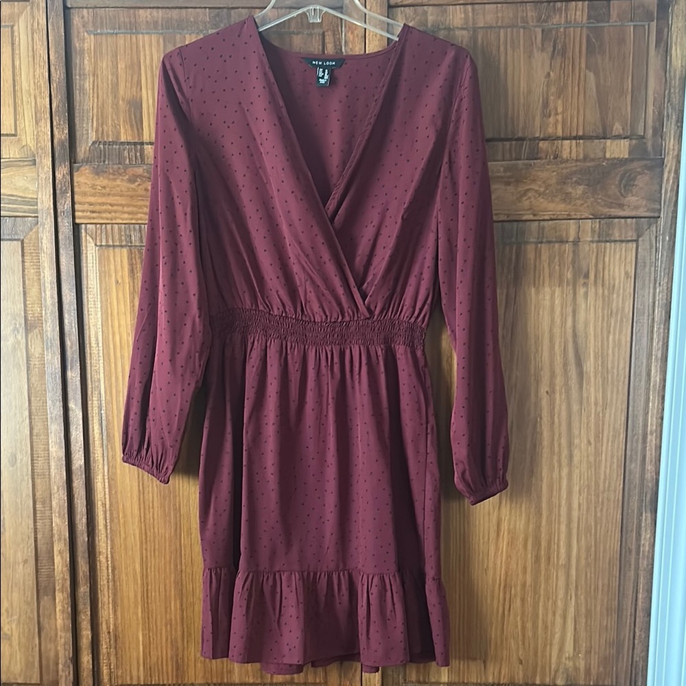 Women's Burgundy Dress